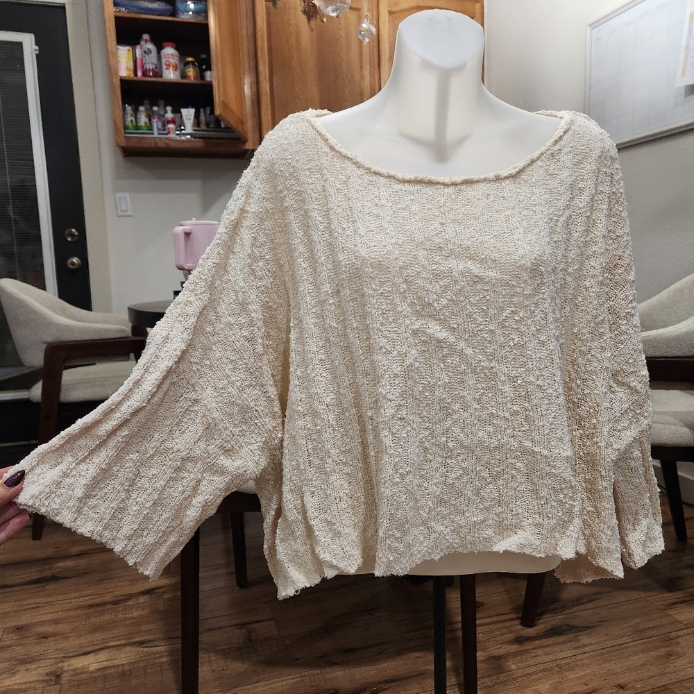Flowy bell sleeve top